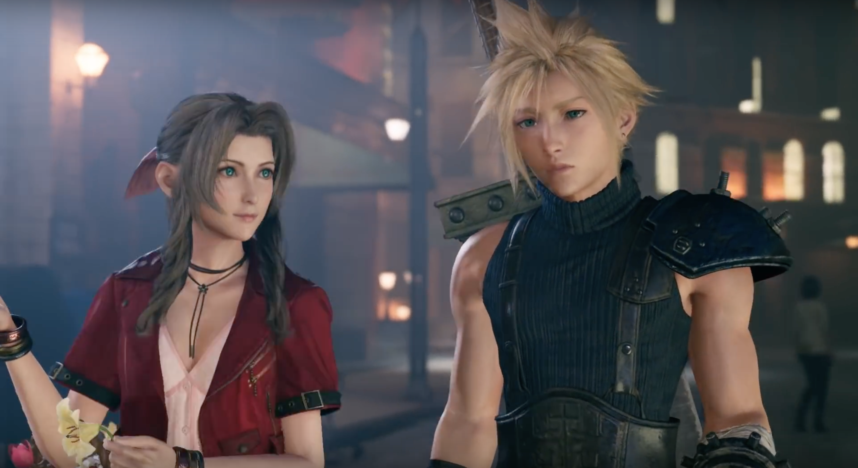 Who does cloud date in ff7?